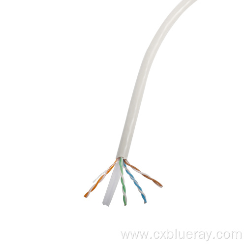 CCA UTP CAT6 23AWG 4PAIR HDPE with seperator PVC jacket Indoor communication network LAN cable